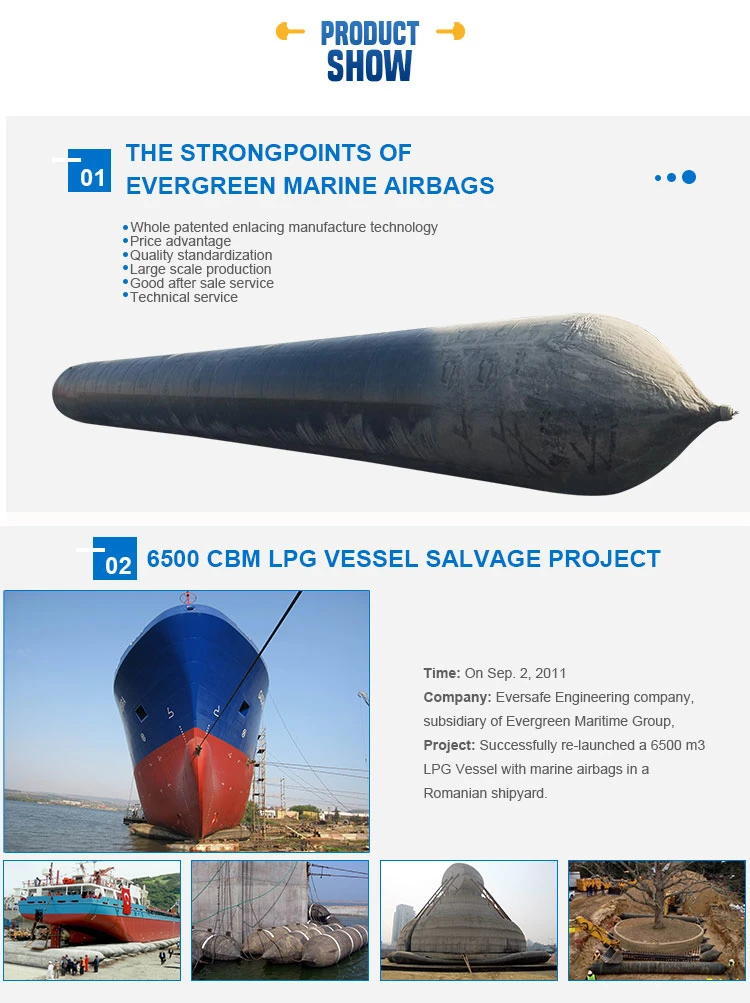 Ship and Marine Airbag Salvage Marine Airbag